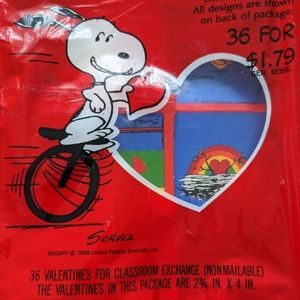 Snoopy vintage Valentine cards Hallmark rainbow Woodstock Ambassador open …